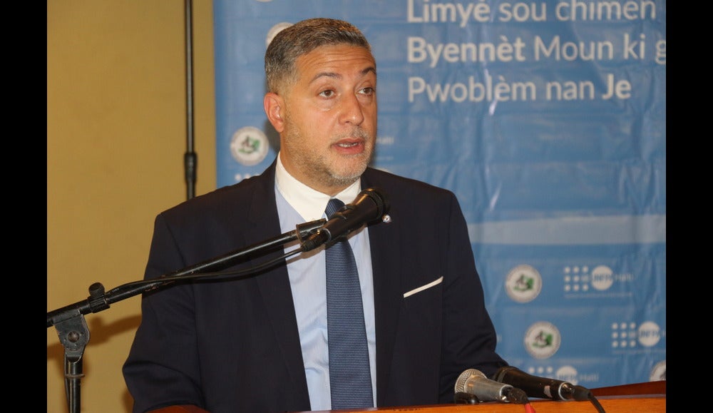 Représentant de l’UNFPA en Haïti © UNFPA