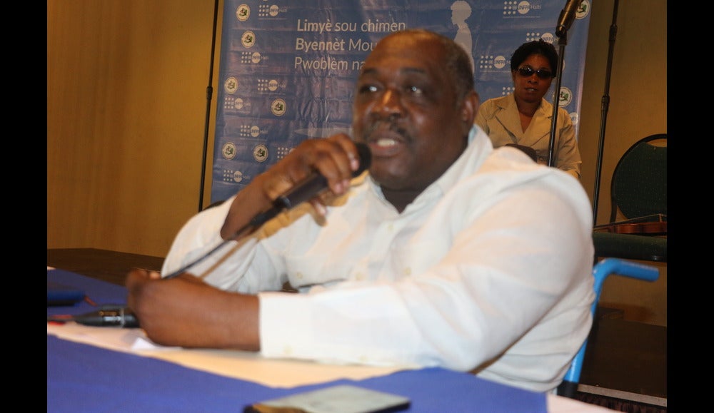  Le Secrétaire d’Etat à l'Intégration des Personnes Handicapées © UNFPA