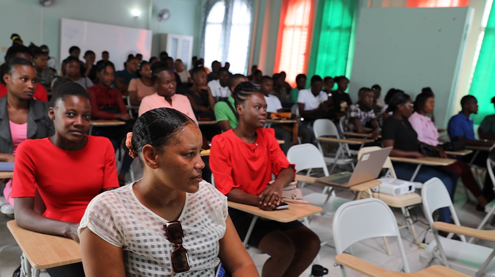 Des étudiant-e-s de la première cohorte du pôle Sud 