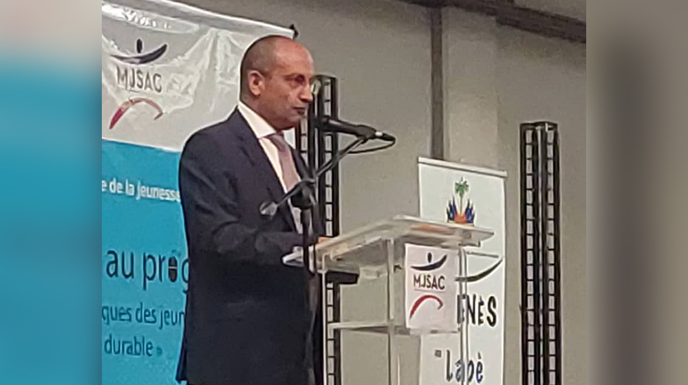 Le Représentant de la SRSG des Nations Unies en Haïti, Sancho Coutinho