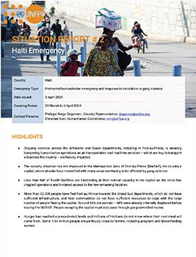 Haiti Situation Report #2 - 3 April 2024