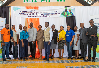 Public entities, UNFPA Haiti and Civil Society during project launch