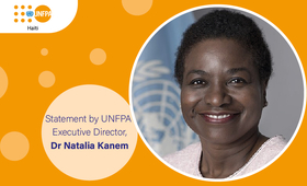UNFPA Executive Director, Dr Natalia Kanem