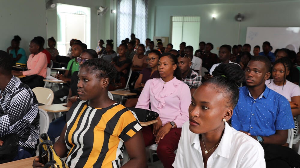 Les admis-es de la première promotion cohorte du pôle Sud de la Faculté de Sage-femmes d’Haïti