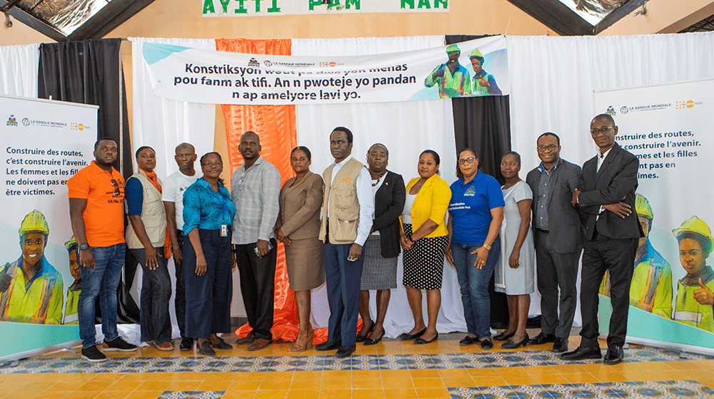 Public entities, UNFPA Haiti and Civil Society during project launch