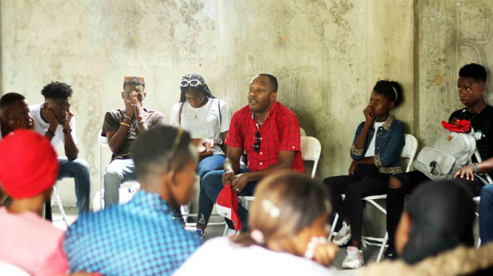 Atelier thématique dans le cadre de la commémoration de la Journée Internationale de la Jeunesse en Haïti_Photo du MJSAC