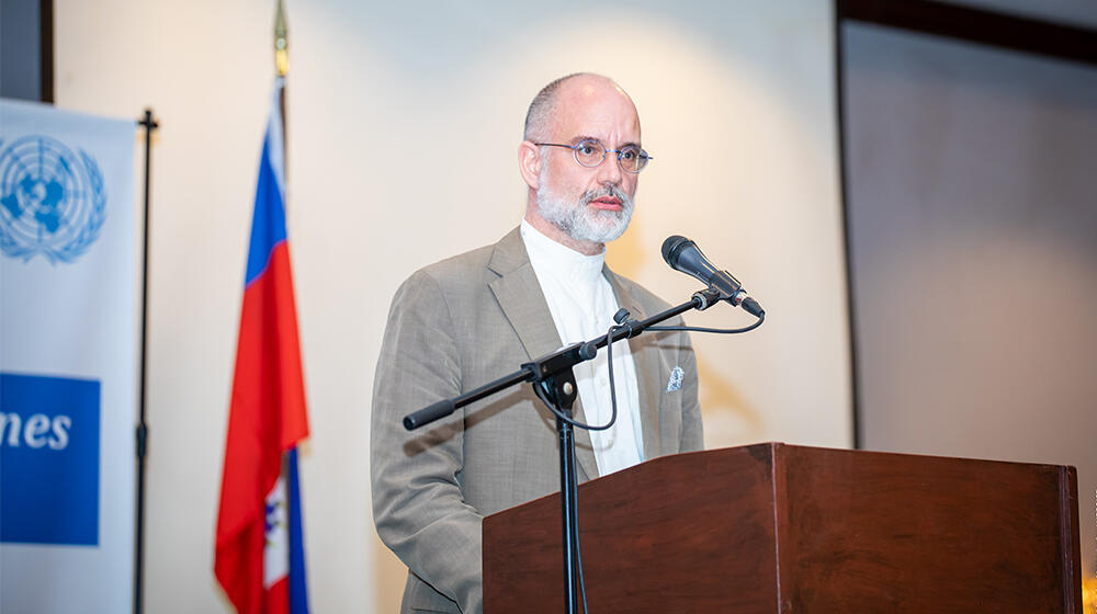 Monsieur Philippe Serge DEGERNIER Représentant Resident de l’ UNFPA en Haiti