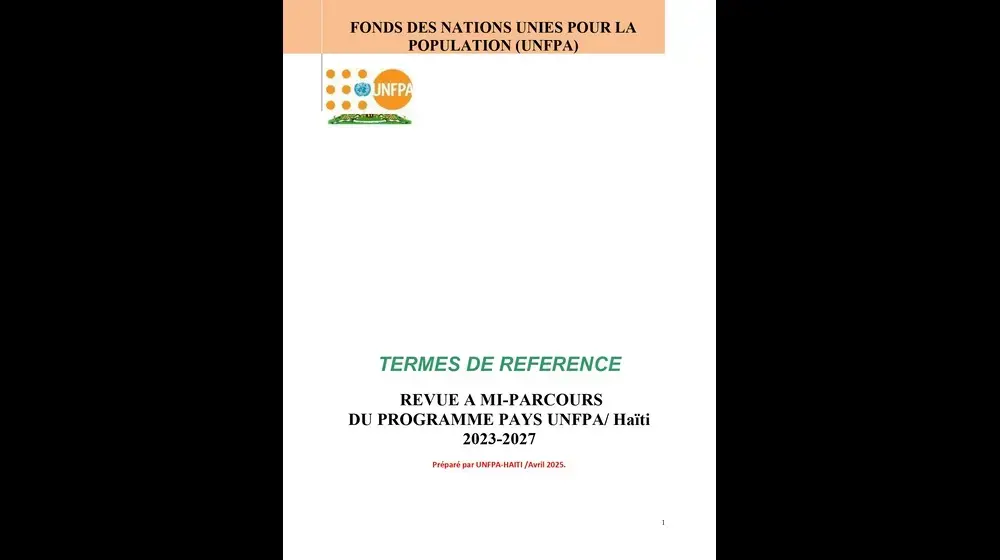 Avis pour le recrutement de trois Consultants nationaux