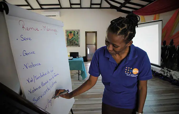 Milestones for strengthening the response to reproductive health and gender-based violence in humanitarian emergencies in Haiti