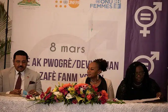 Retour sur la Journée Internationale des Femmes avec pour thème de commémoration en Haïti « La paix et le progrès/développement, c’est l’affaire des femmes aussi »