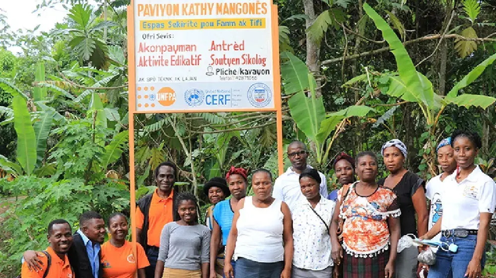 Safe spaces for women and girl survivors of violence in the Southern location of Haiti