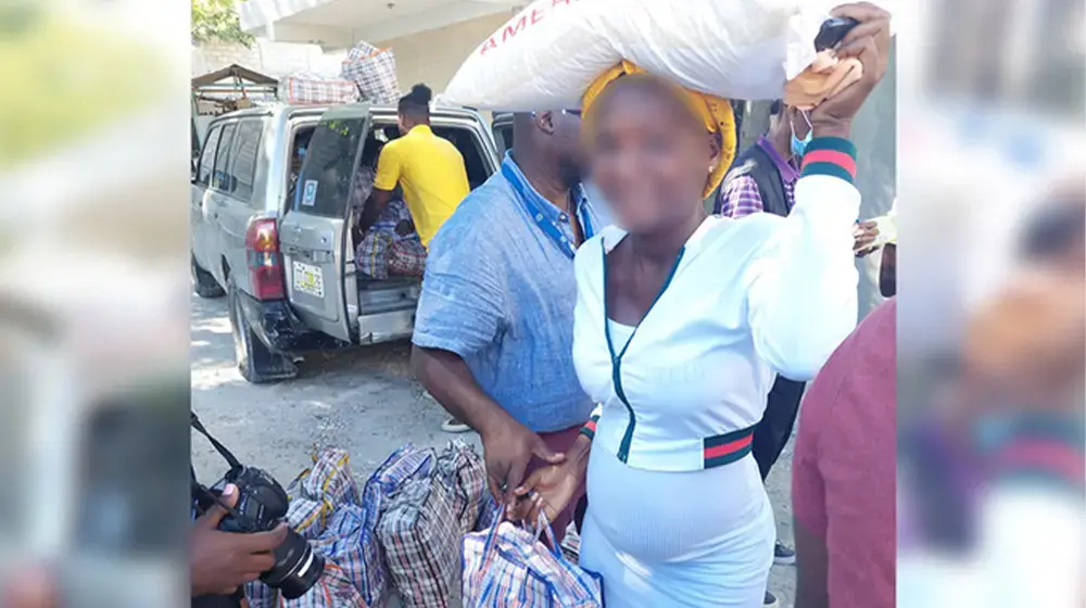 UNFPA distributes food kits to pregnant women displaced by violence in Haiti