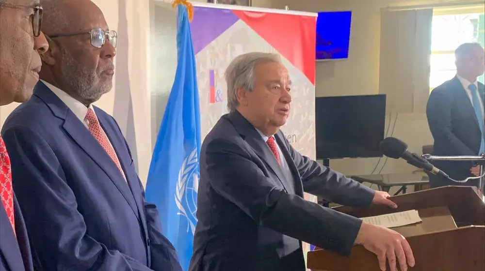 En visite en Haïti, le chef de l’ONU réclame le déploiement d’une force internationale