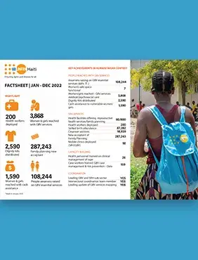 Key achievements in humanitarian context in Haiti in 2022